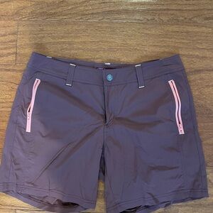 Prana Pink and Purple Cargo Shorts